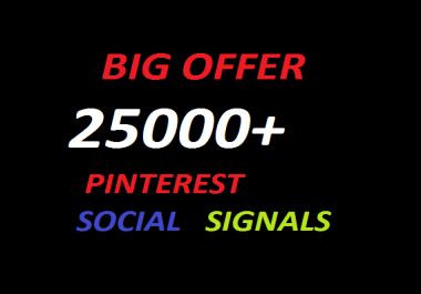 25000+Real Seo Social Signals with split also available