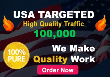 send 100,000 target website visitors from USA country, real visitors