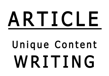 2X500 words UNIQUE Informative Article Writing Services
