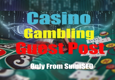 Casino Backlinks for Gambling Poker Sports Betting Online Casino sites