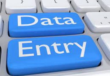 Any Data Entry work with in given time