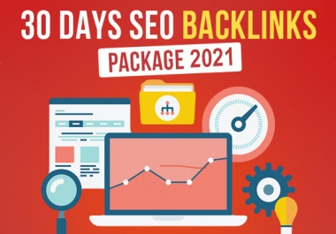 30 days SEO backlinks service rank first on google