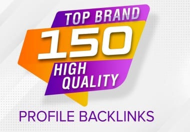 I will Skyrocket Your SEO with High Quality 150 Profile Backlinks
