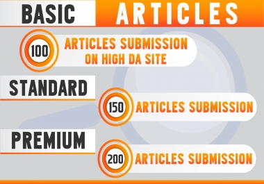 Do Post 100 Article On High DA50+ Sites