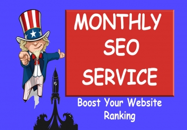 I will skyrocket google ranking with our monthly SEO service