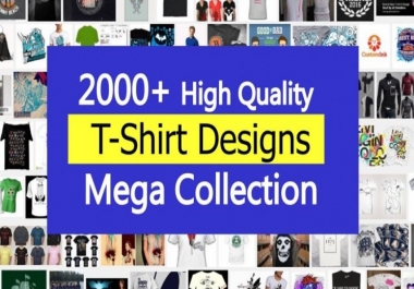 Top 2000 plus HQ editable TShirt designs templates