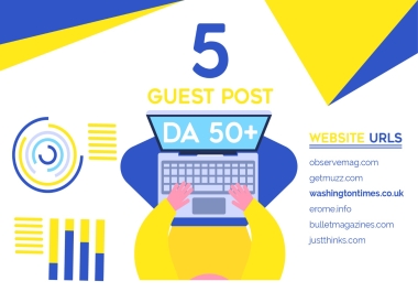 Boost Your Website Ranking Get 5 DA50+ Guest Post On Google News Approved Sites 10k monthly Visitors