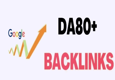 20 DA80+ High Quality seo Backlinks