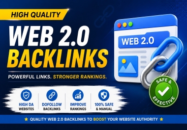 I will build seo web 2.0 backlinks pbn for improve your website