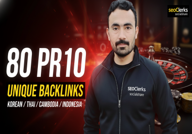 80 UNIQUE PR10 SEO BackIinks on DA100 Sites Help For USA Website Google Traffic