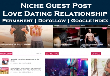 Write and Publish Guest Post on Love Dating Relationship Blog