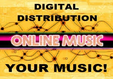 Distribute your music on 150 Music Platforms Apple,  Amazon Music,  Google Play,  Tidal & More