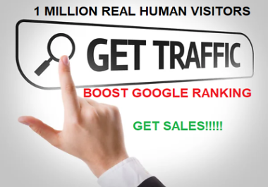 1 Million Real Human Organic Traffic Boost Google Ranking