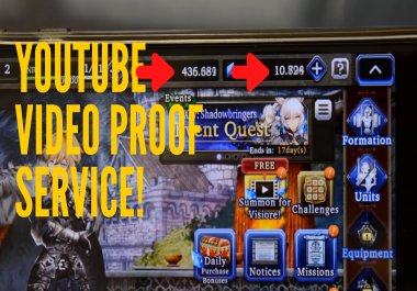 Game video proof service I will create CUSTOM HANDHELD + Mobile App Install Video