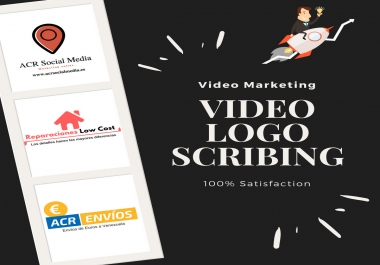 I'm going to make a video Logo scribing
