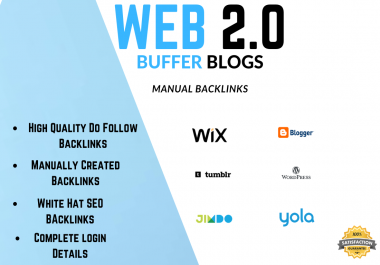I will create 10 high authority web 2.0 backlinks