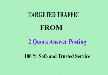 2 Powerful Quora Answers to get real organic traffic to website,  url