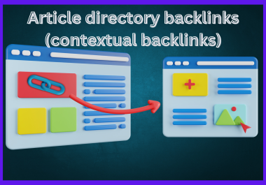 300 Article directory backlinks contextual backlinks