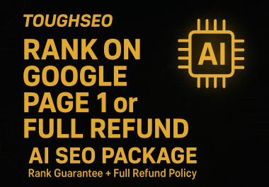 AI-Powered SEO Google Page 1 Or Get MONEY BACK