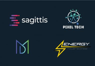 I Will do minimal symbolic monogram or initials text logo design