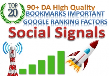TOP 20 Sites Social Media Best Sites 40,440+ Mixed Social Signals Bookmarks Important Google Ranking