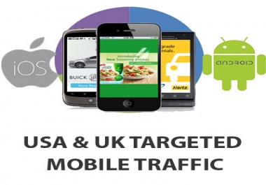 10.000 Mobile Traffic for your website