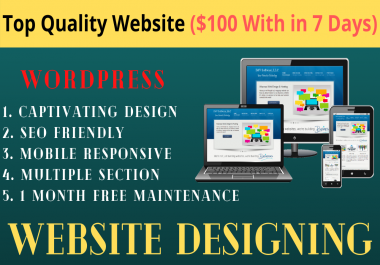 You will get a business WordPress website.