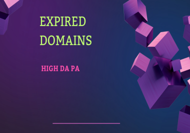 Get 5 Expired Domain With High Metrics