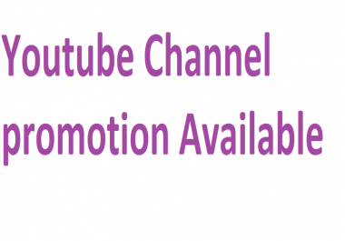 Get Instant Your chanel & video promote genuine service via real users