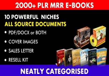 give 2000 rebrandable ebooks articles mrr plr