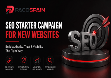 SEO Campaign Package For NEW Websites - Push Your Page Up
