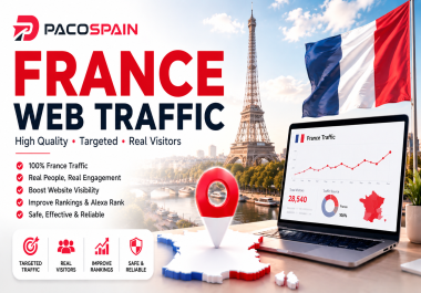 France Targeted Web Traffic Low Bounce Rate