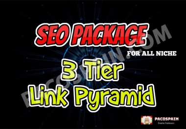 Pyramid SEO Packages 3 Tier Package STEAL DEAL ALL NICHE ACCEPTED