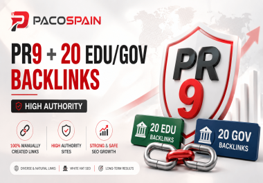 Pr9 plus 20 Authority Backlinks