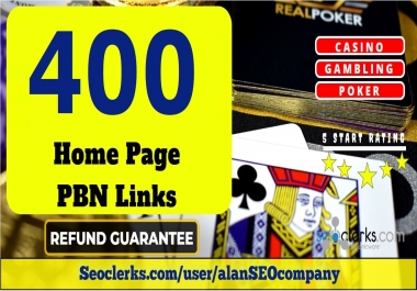 Provide you 400 PBN links from DA 65+ sites