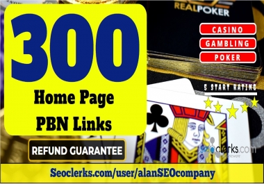 300 High DA 65+ Casino, Gambling Niche PBN Links