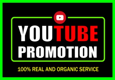 HR Youtube Video Promotion and Social Marketing with super fast Delivery