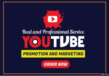 Real Audience Youtube Video Promotion and Social Marketing with fast Delivery