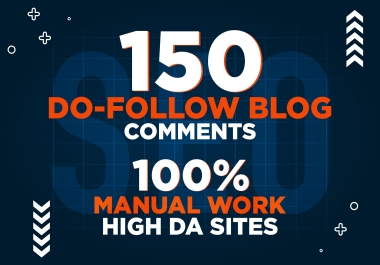 150 Dofollow Blog comment DA30 Plus domains