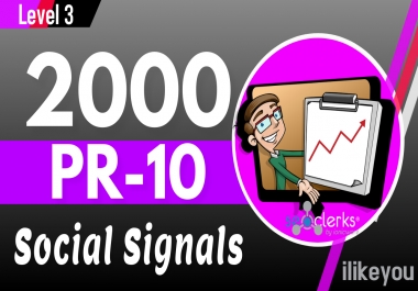 2,000 Mix Social Signals Backlinks Bookmarks - Help to rank your website Traffic Google First Page