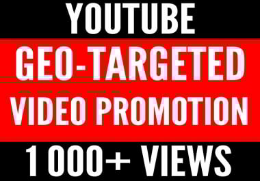 Geo-targeted Youtube video promotion