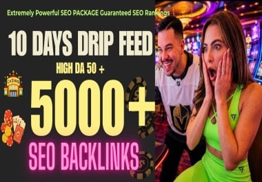 DRIP FEED 5000+ EXTREMELY POWERFUL SEO PACKAGE RANK BOOSTER GURANTEE