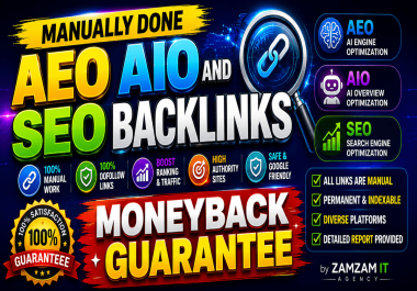 1050+Indexed and contractual AEO AIO and SEO Backlinks with fast delivery