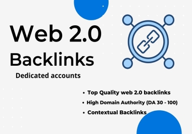 100 Web 2.0 blogs Dedicated accounts