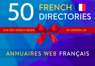 Manual submissions to 50 french francais directories annuaires backlinks seo link building