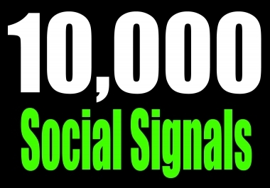 Super Fast Google Rank 10,000 HQ SEO Social Signals