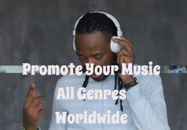 Promote your music on my blog and social media