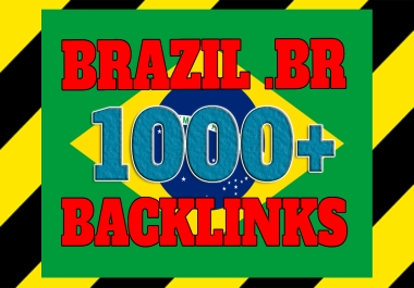 1000+ Brazil based domains BR backlinks