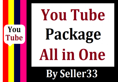 Real YouTube Promotion Package All In One Service Instant Start