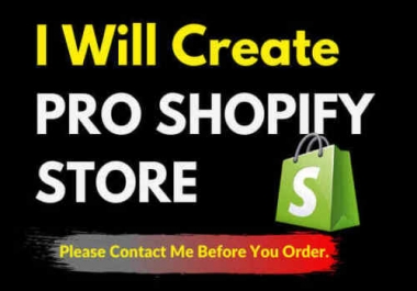 I will create shopify dropshipping store or printful store